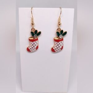 Earrings Christmas Stockings Women's Dangle New f59